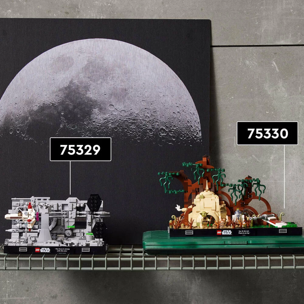 LEGO®STAR WARS 75329 - DIORAMA DE LA POURSUITE DANS LES TRANCHEES DE L'ETOILE DE LA MORT