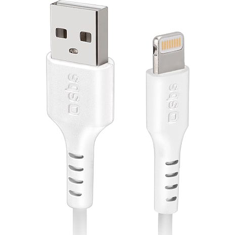 SBS lightning kabel 1 m - hvid