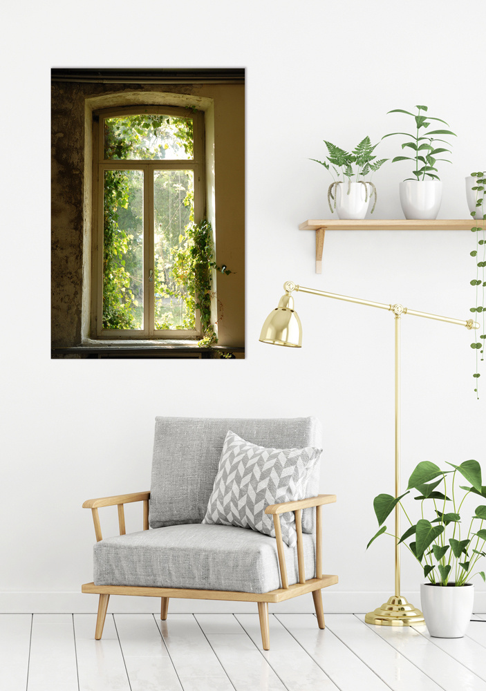 Akustikbild FENSTER BEWACHSEN 80x120cm, 7kg