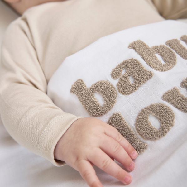 Baby Wieglaken Baby Love Sand Melange 75 x 100 cm