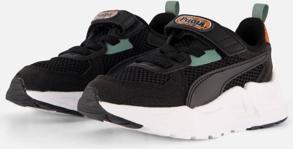 Puma Trinity Lite Mid 90s sneakers zwart groen oranje