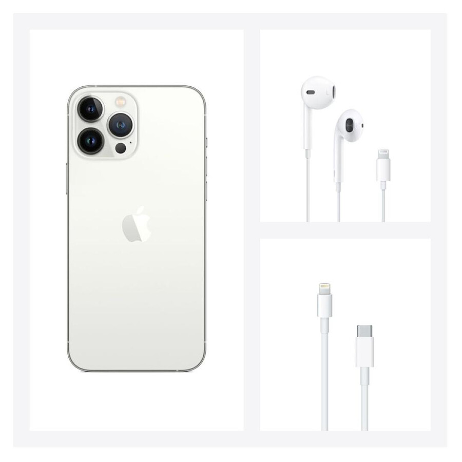 Apple iPhone 13 Pro Max (Argent) - 128 Go · Reconditionné
