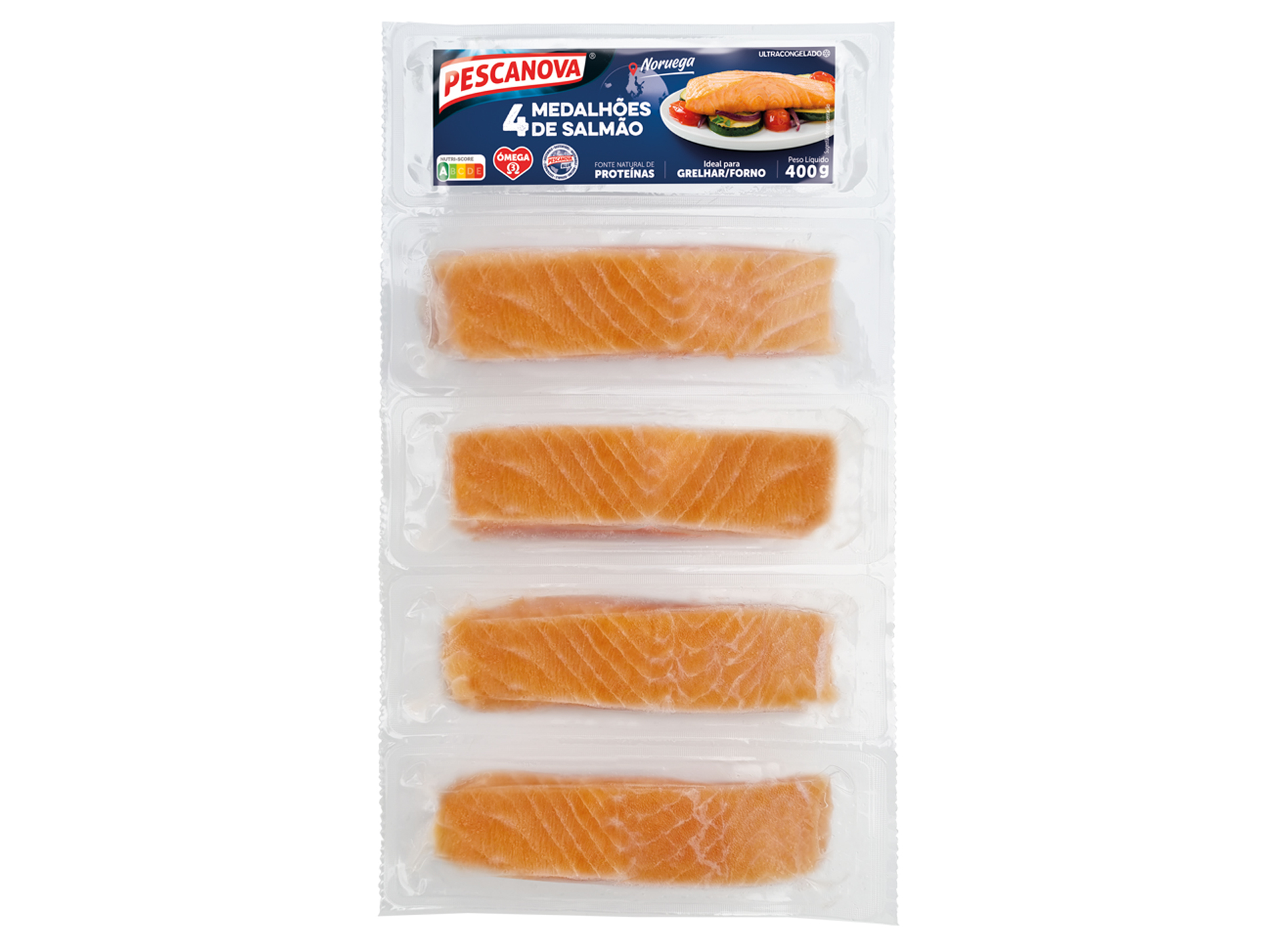 MEDALHÕES PESCANOVA SALMÃO 400G