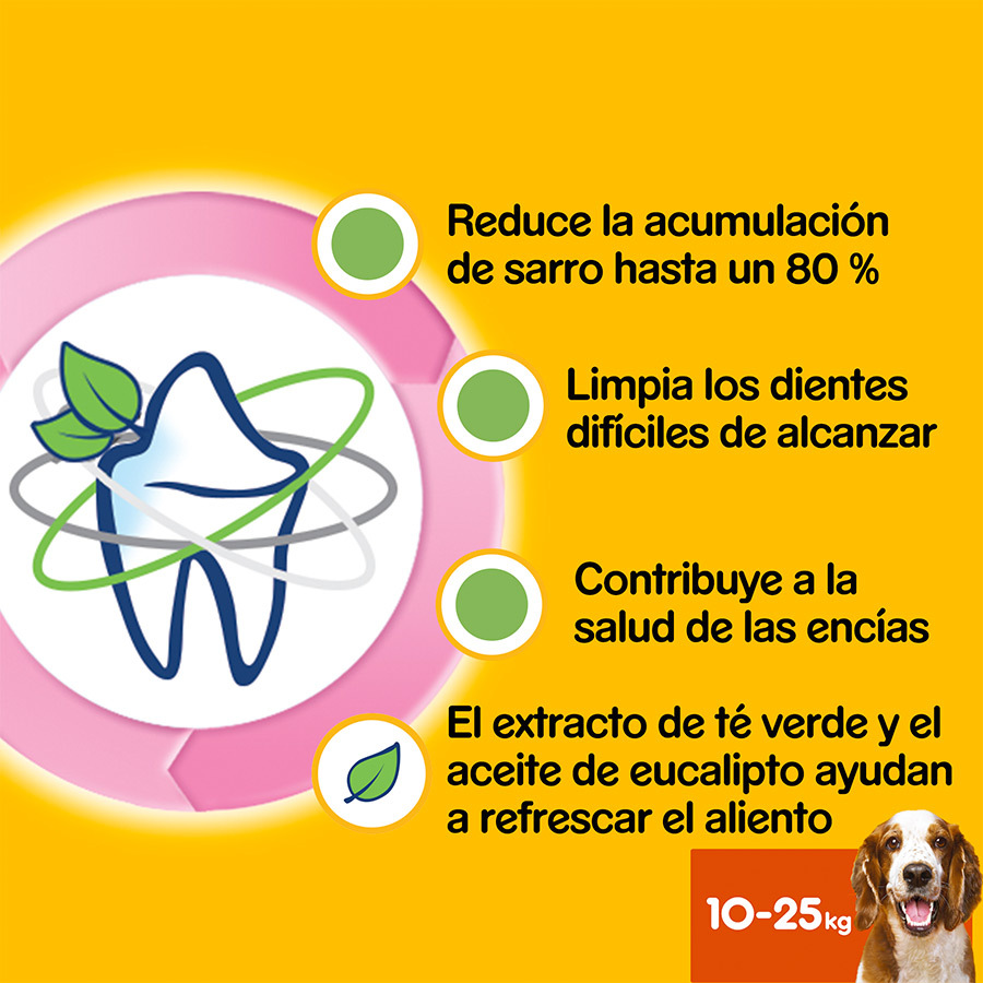 Pedigree Dentastix Petiscos Dentais Frescos para Cães de Porte Médio