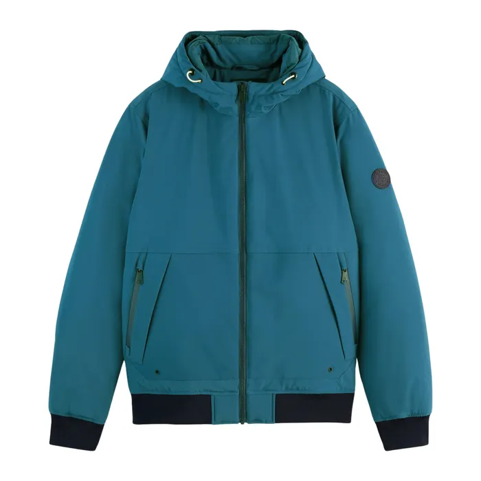 Scotch & Soda Classic Stretch Hooded Softshell Heren