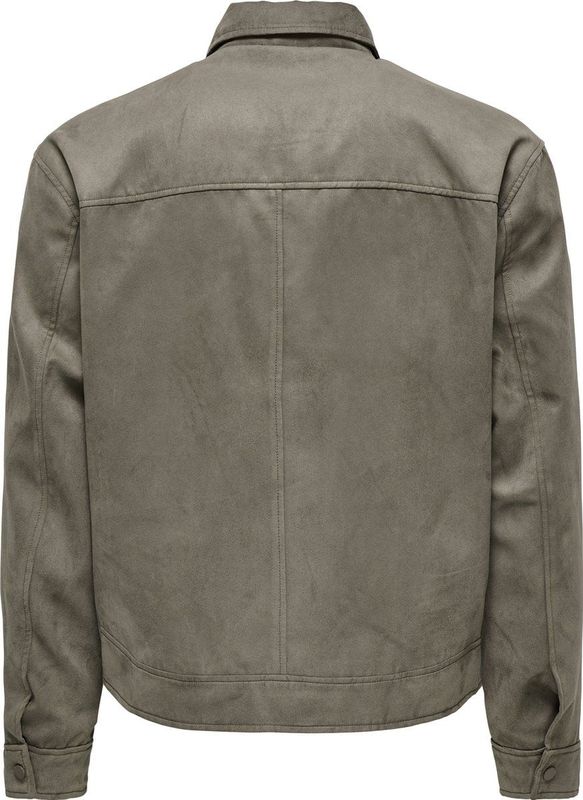 Onsyuki - Jas - Biker Kraag - Lange Mouwen - Ritssluiting - Polyester Voering