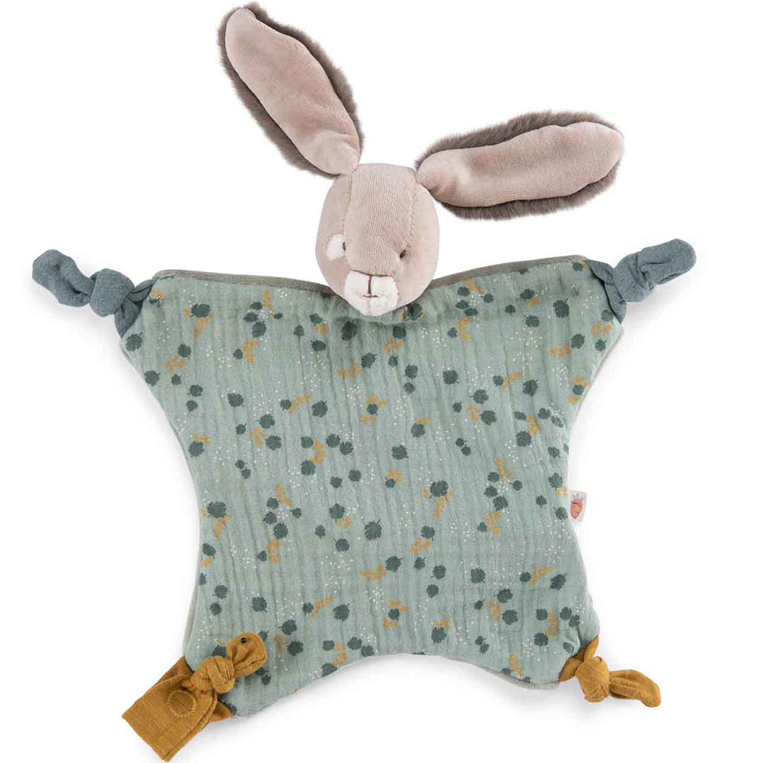 Moulin roty knuffeldoek konijn - groen