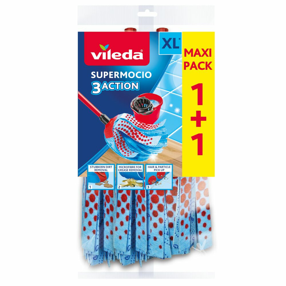 Vileda Super Mocio 3-Action Navulling2 stuks