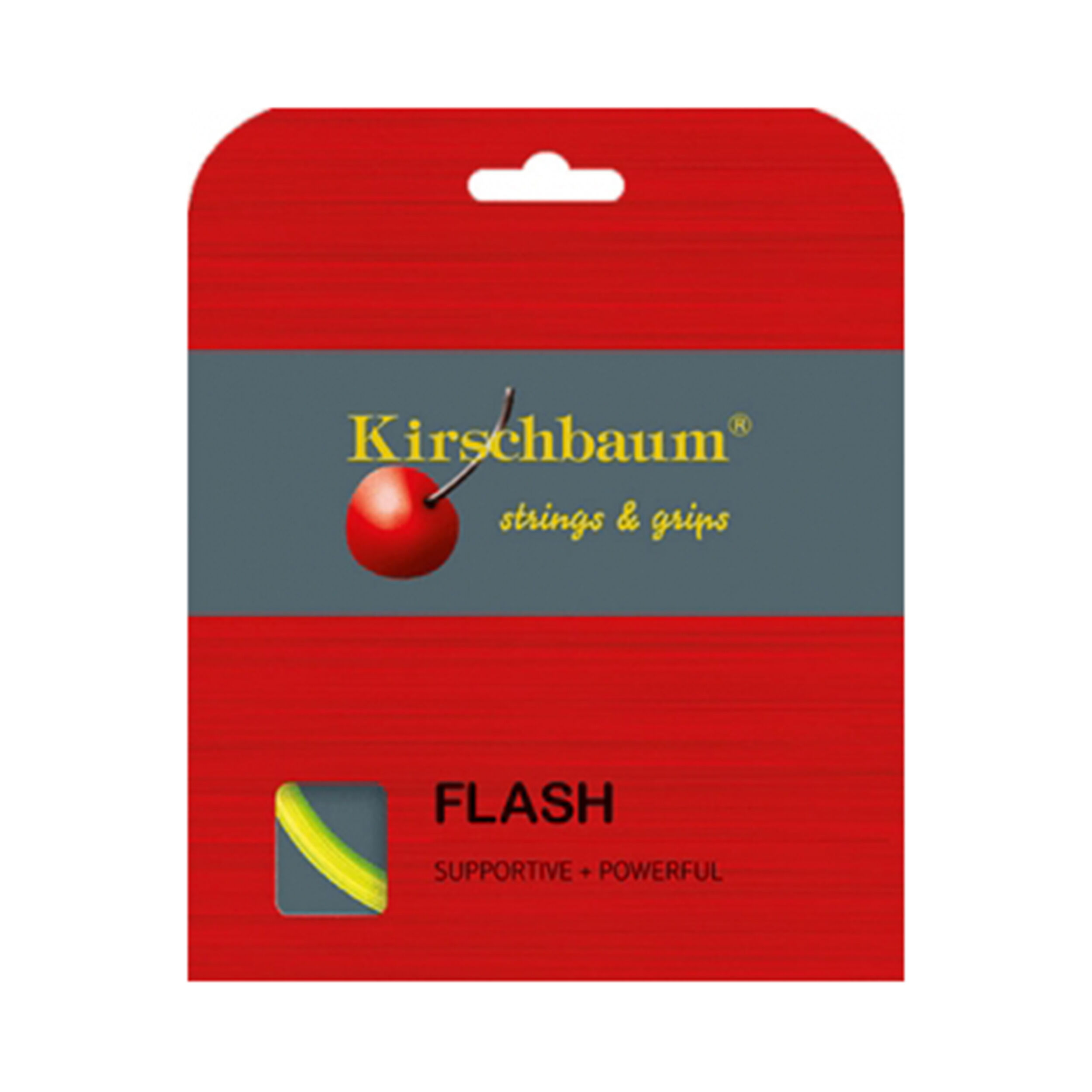 Kirschbaum Flash Cordage En Garniture - Jaune