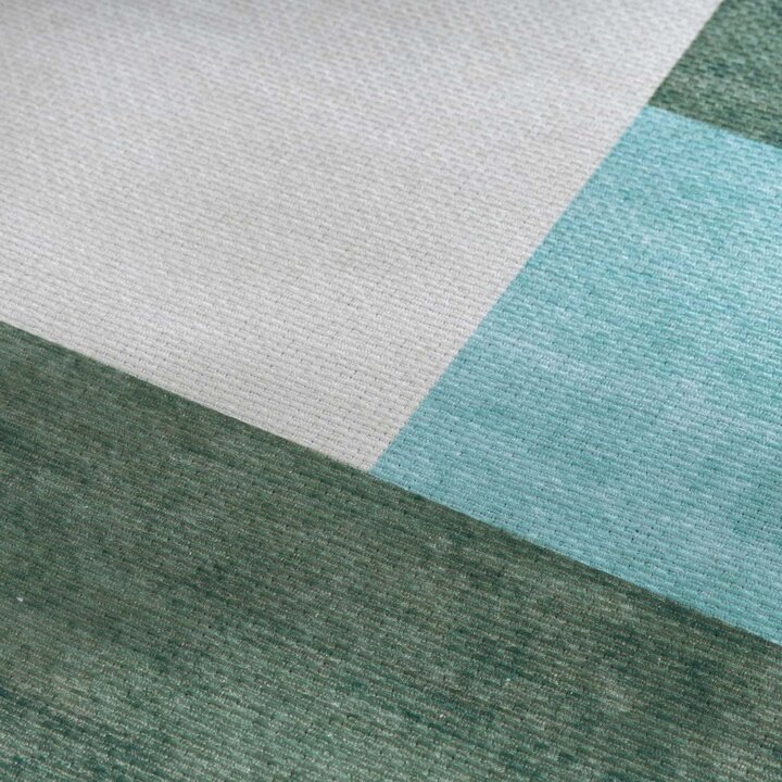 Retro binnen- & buitenvloerkleed - Pop Lines Groen