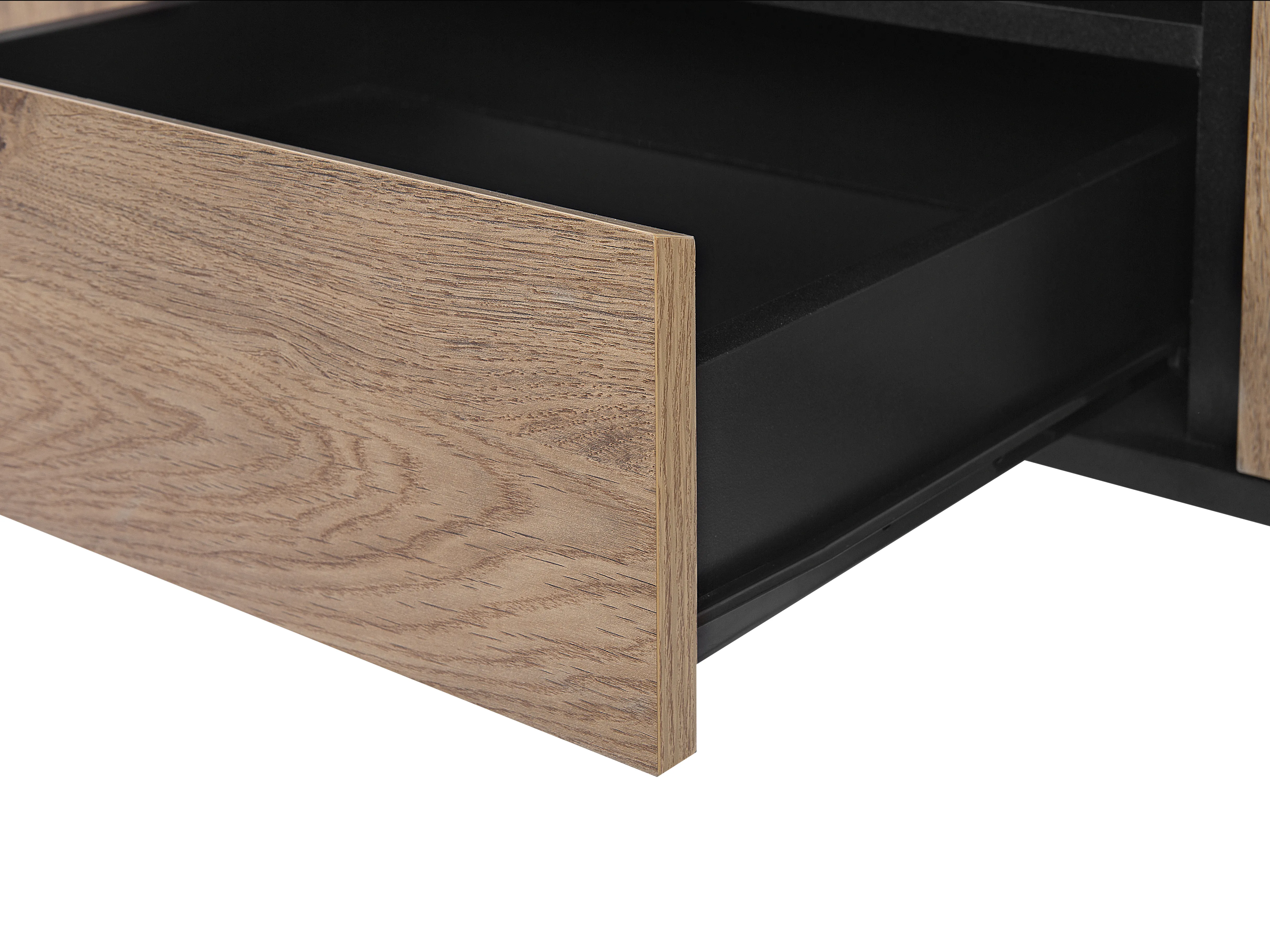 TV-meubel BLACKPOOL Bruin/zwart