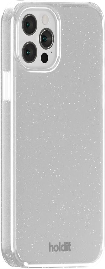 HoldIt Glitter Case iPhone 12/12Pro Hvid