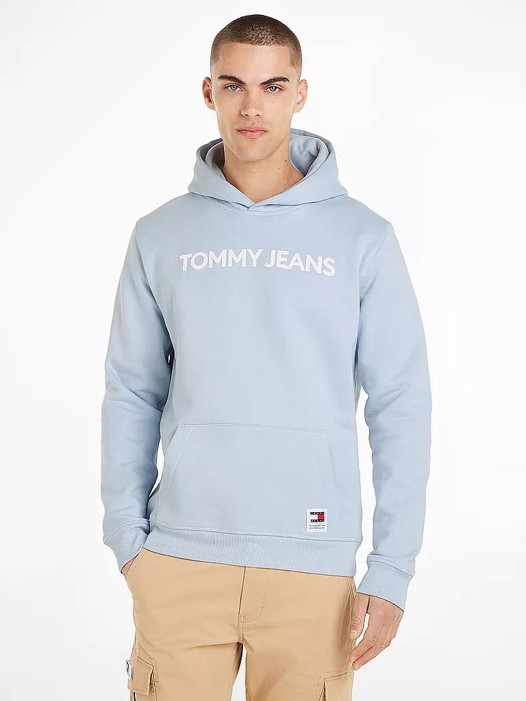 TOMMY JEANS Kapuzensweater - Hoodie hellblau