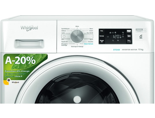 WHIRLPOOL - Lave linge Frontal FFB10489WVFR LAVE-LINGE