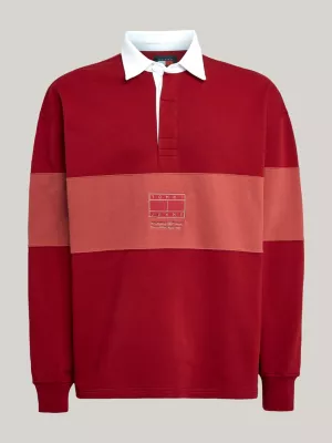 Camisa de rugby tonalmente texturizada