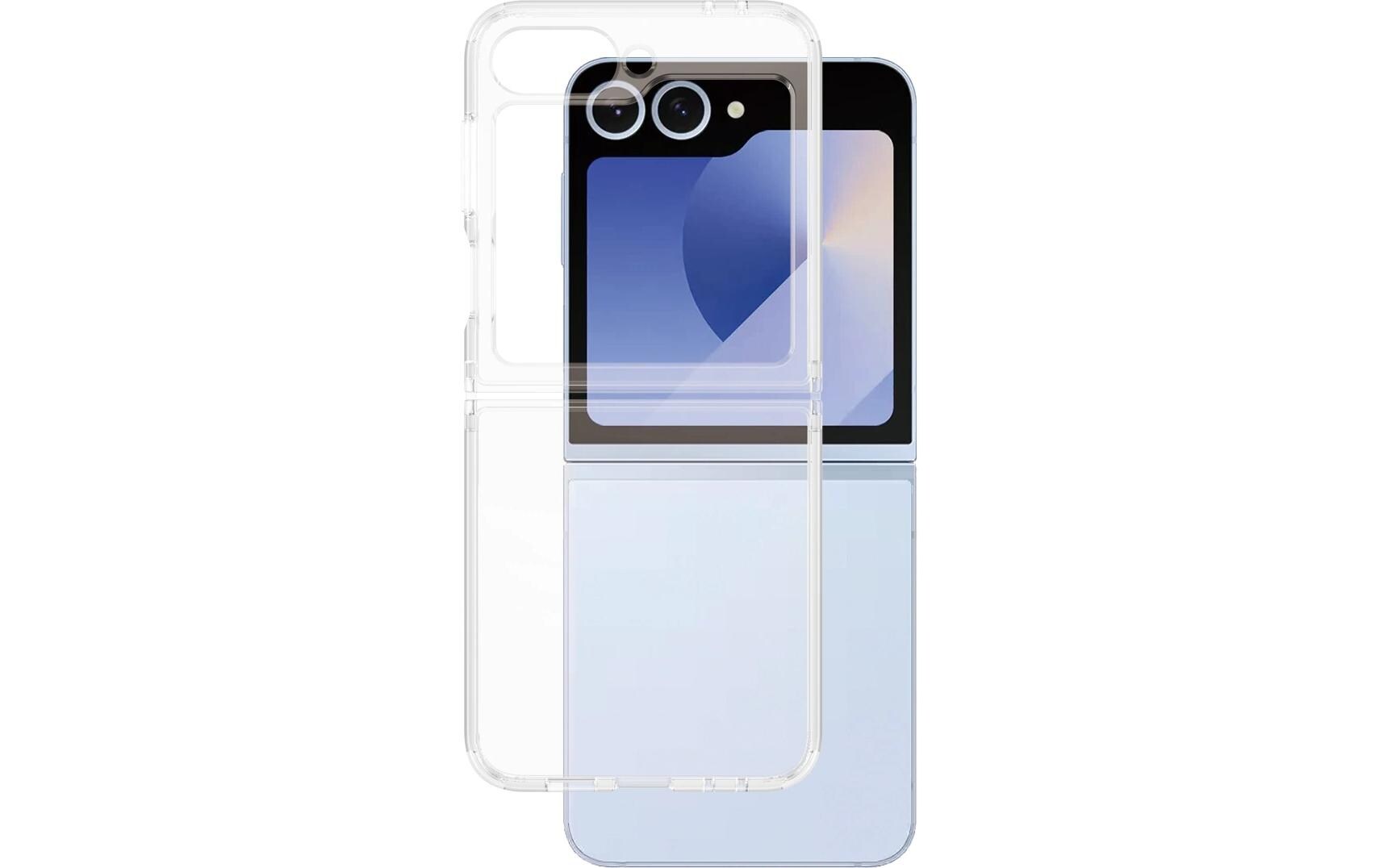 Back Cover Hardcase Galaxy Z Flip6 TransparentTransparente Schutzhülle für das Samsung Galaxy Z Flip6