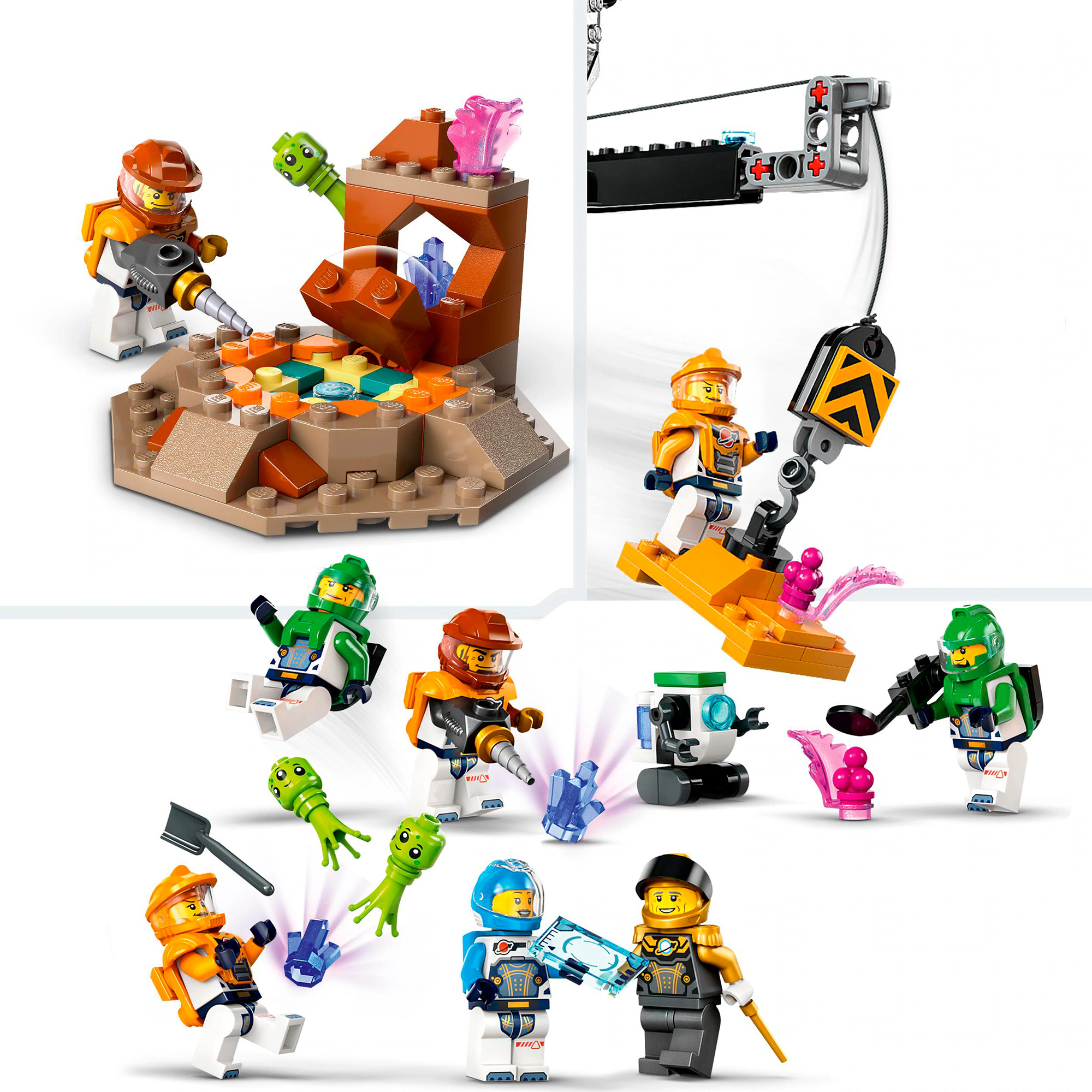 LEGO Konstruktionsspielzeug City Raumbasis mit Startrampe