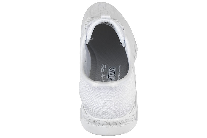 SKECHERS - GLIDE STEP GRATIFY - PACE WHITE SLIP-INS