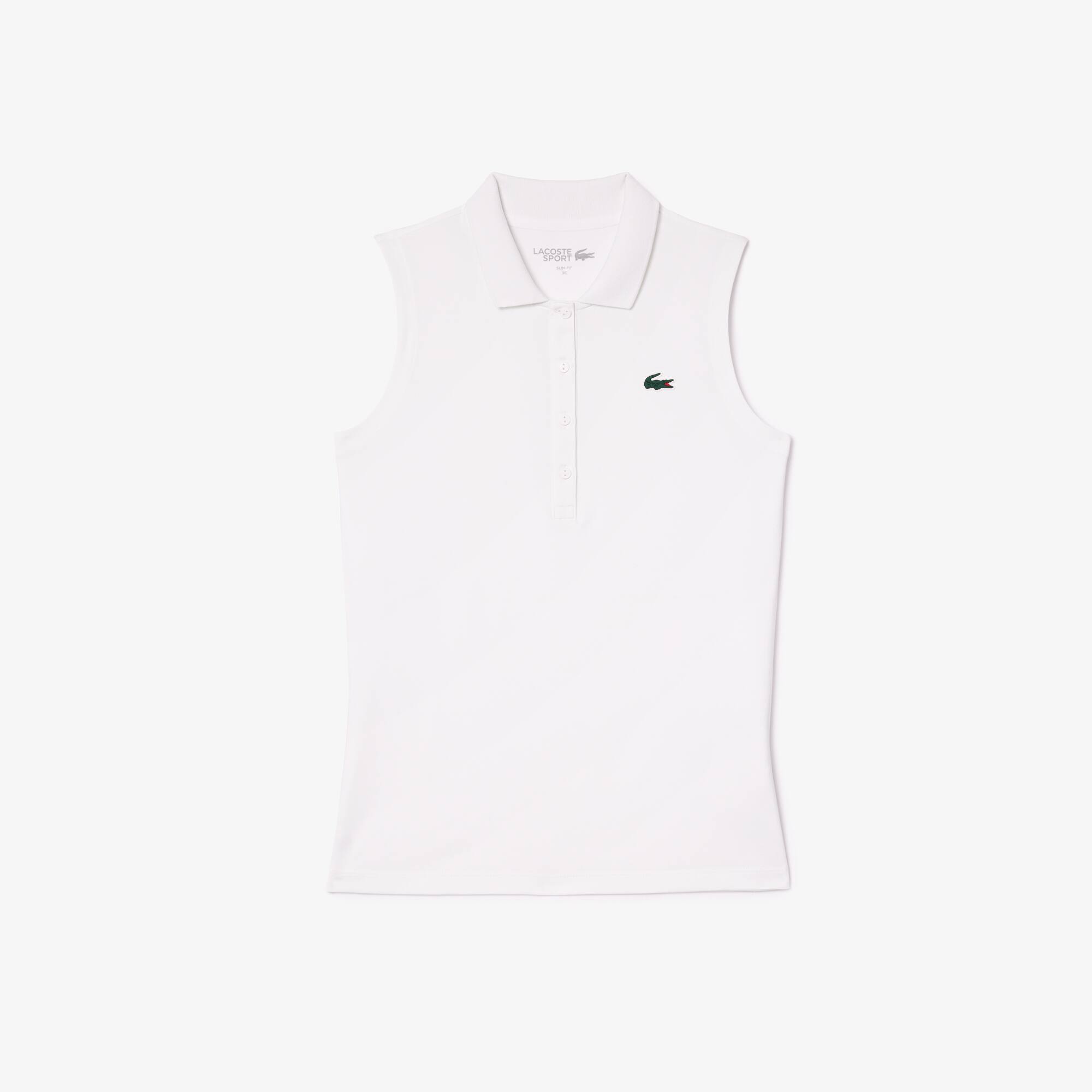 Ultra-Dry Golf Poloshirt mit Stretch und UV-Schutz Kurze Ärmel - Weiss - Lacoste - Damen