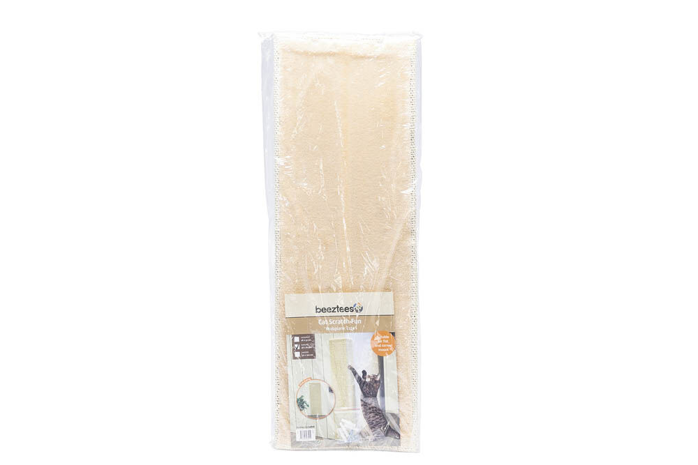 Beeztees Hoekmodel Esta - Krabplank - Beige - 10x80x10 cm