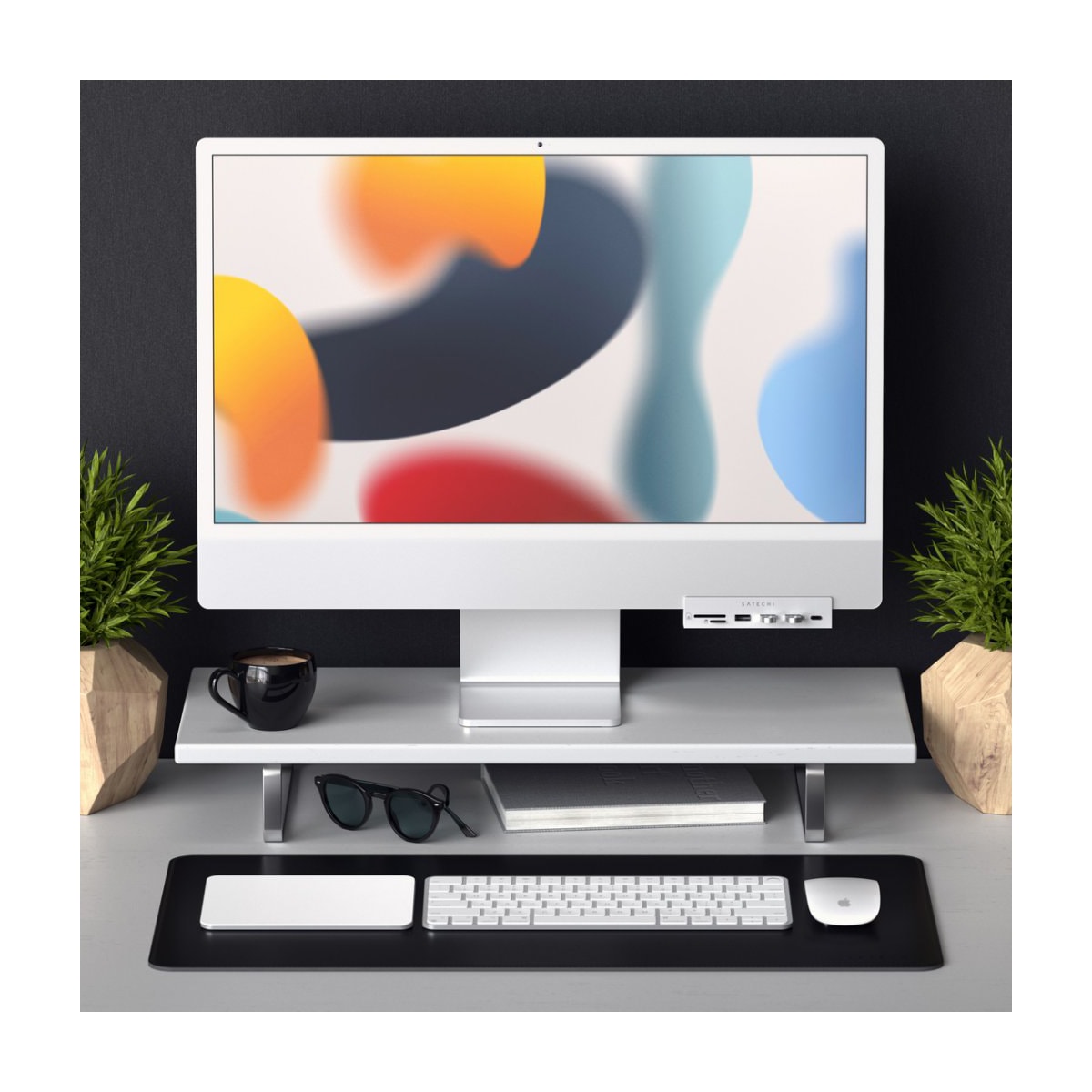 Satechi 24” iMac 2021 USB hub (sølv)