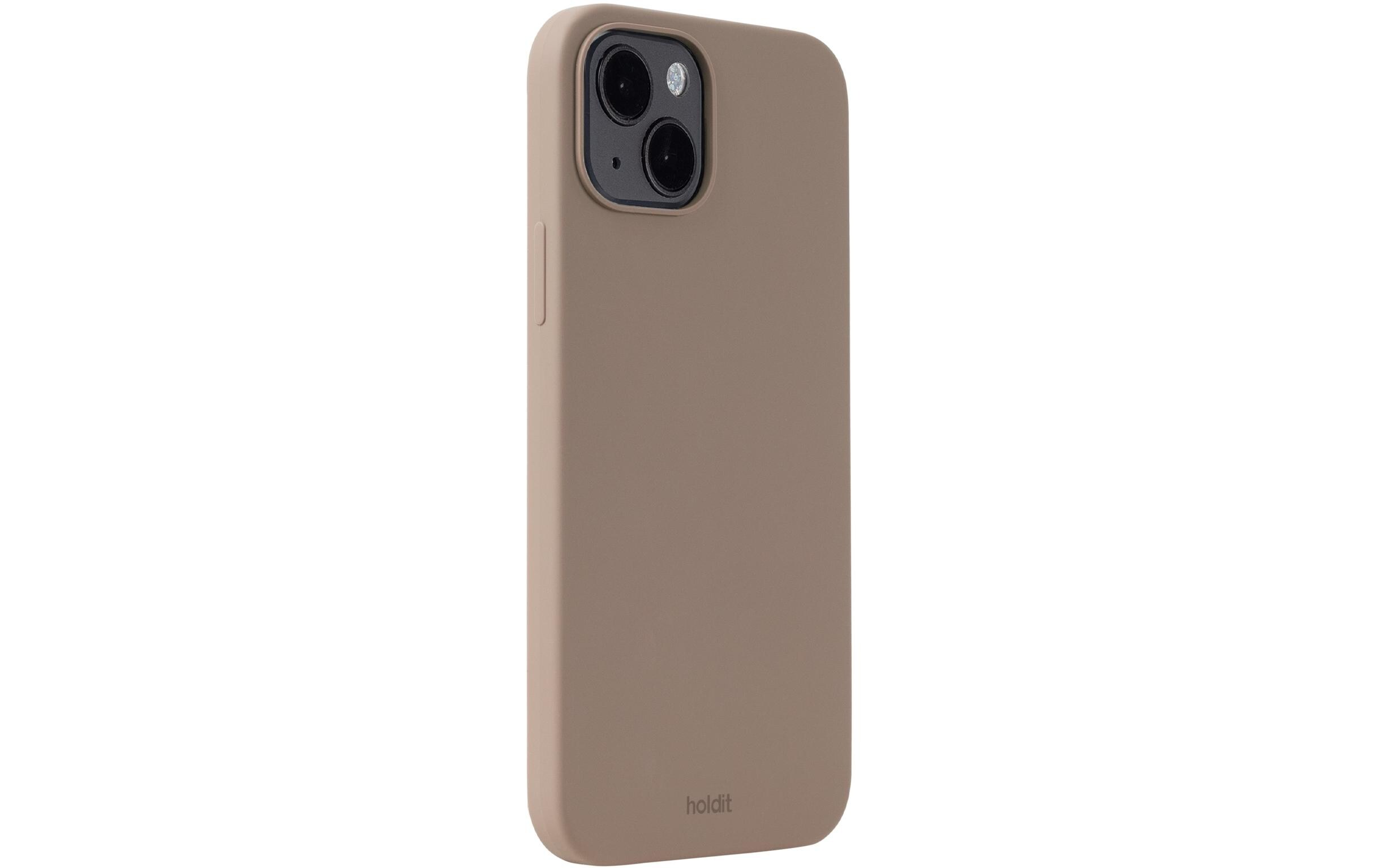 Back Cover Silicone iPhone 15 Plus Mocha BrownModerne Handyhülle aus ultradünnem und griffigem Silikon für das Apple iPhone 15 Plus