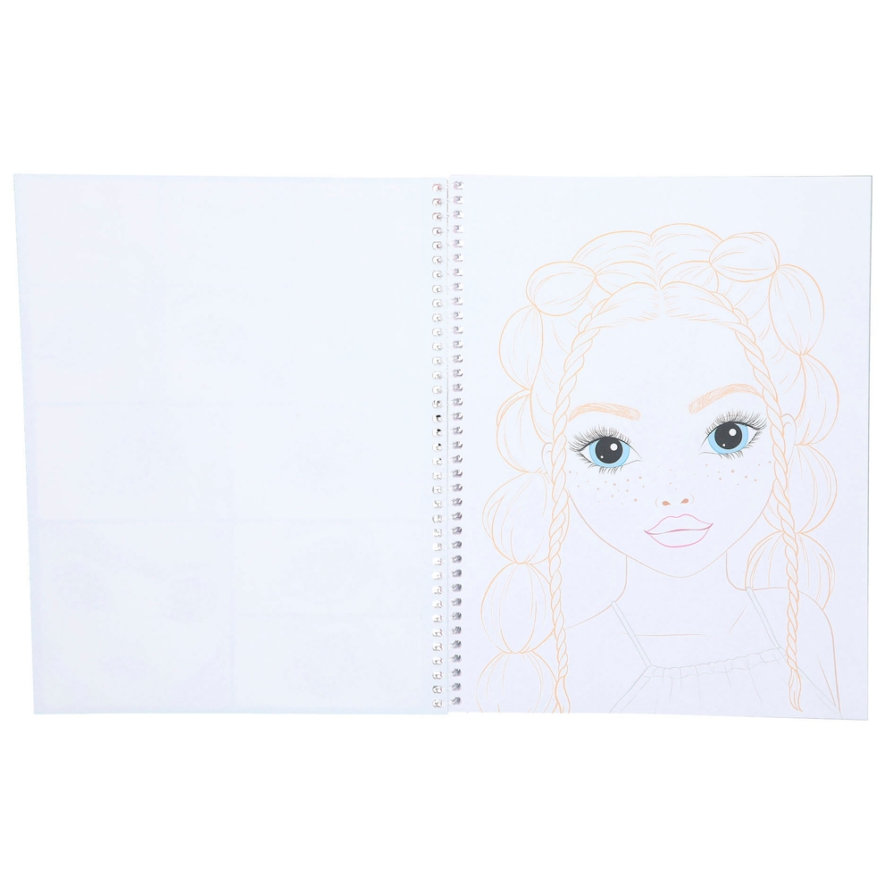 TOPModel: Gestalte dein eigenes Make-up-Malbuch