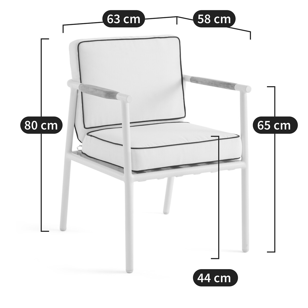 AM.PM<br>Poltrona de mesa de jardim, Isabbo