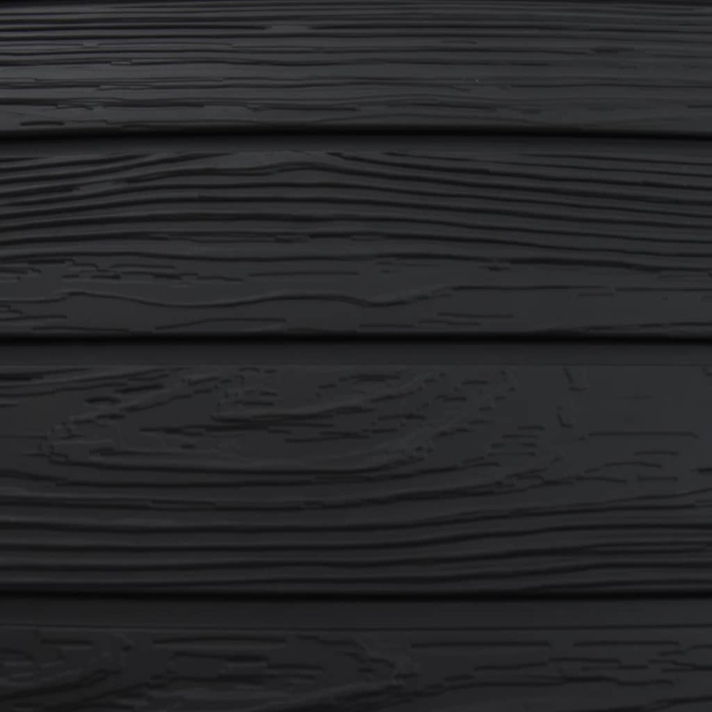 Composteur de jardin noir 280 l polypropylène