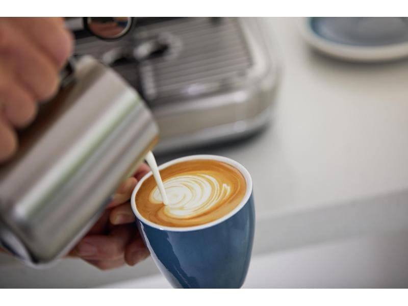 Sage Siebträgermaschine Barista Pro Silber Professionelle Espressomaschine, silbern
