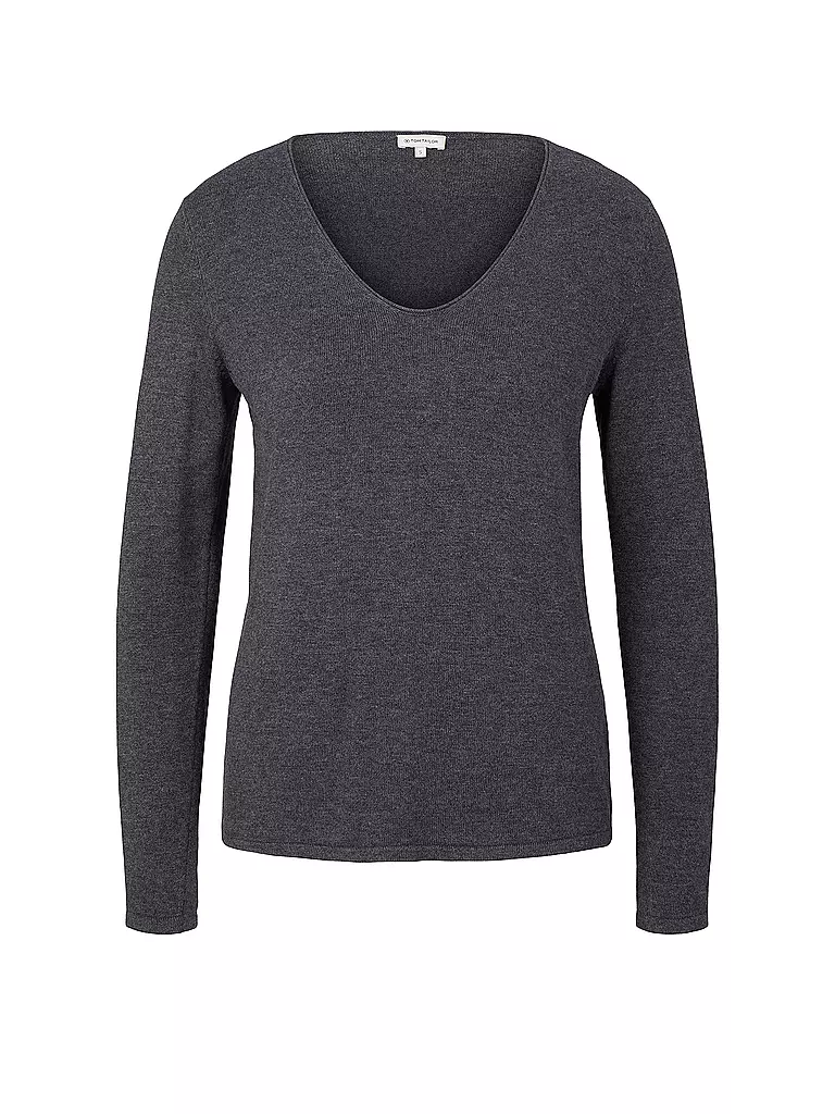 TOM TAILOR Pullover grau