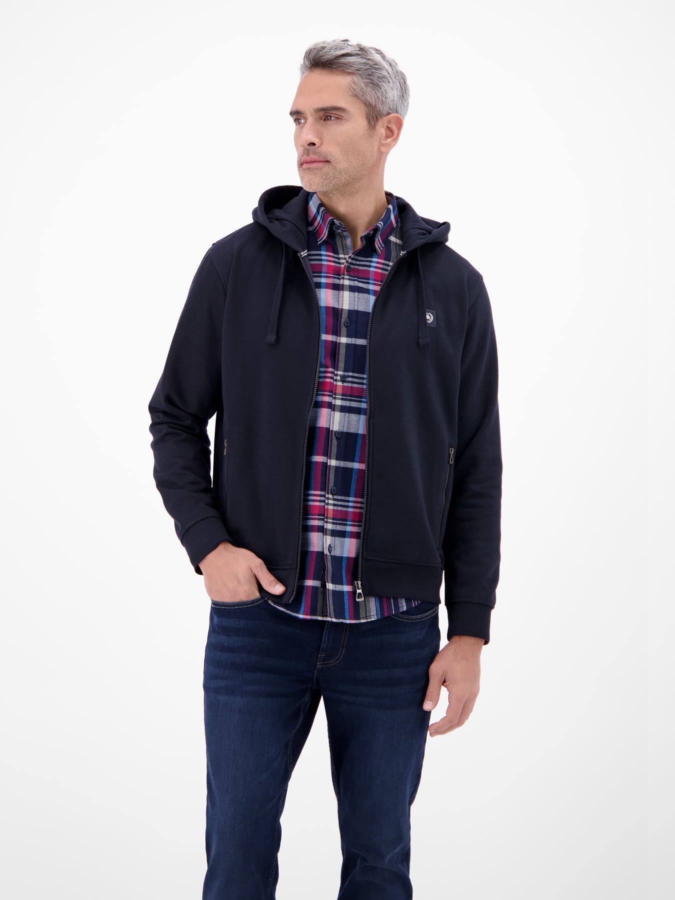Hoodie Sweat-Jacke