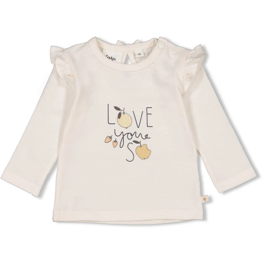 Feetje Langarmshirt Cutie Fruity Offwhite