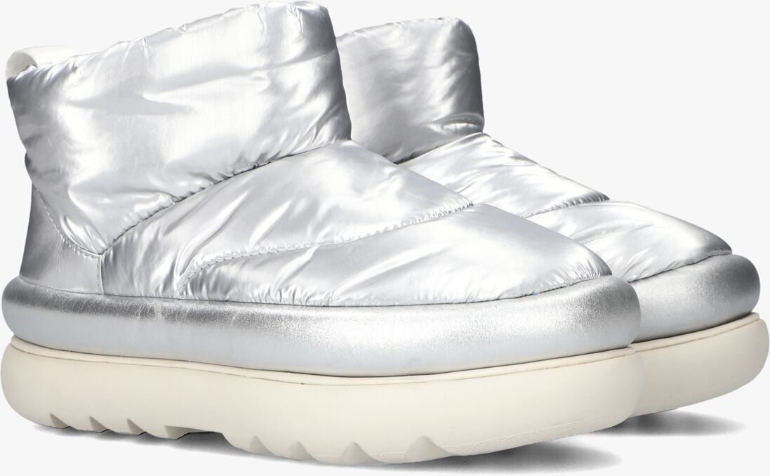 zilveren ugg snowboots classic maxi mini metallic