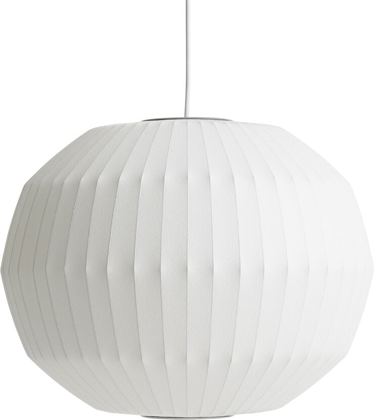 Hay Nelson Angled Sphere Bubble Pendant White