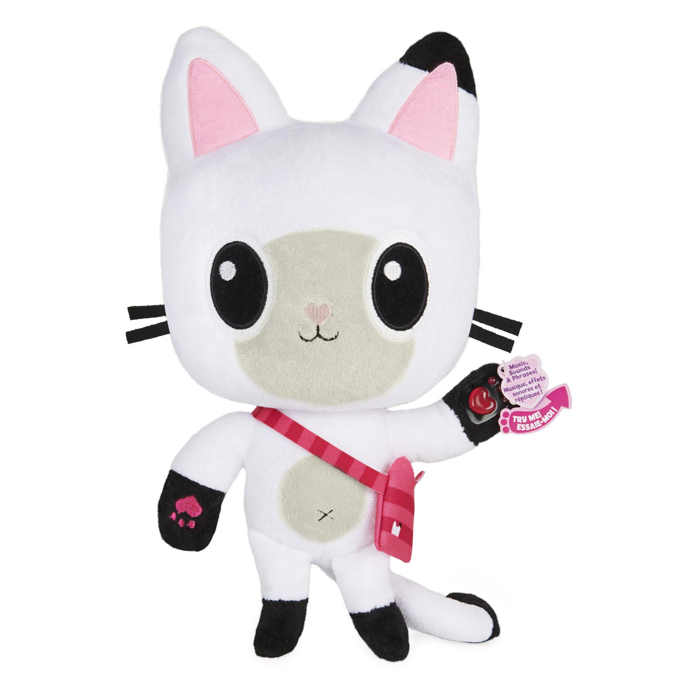 Gabby's Poppenhuis - Pandy Poek Knuffel met Geluid, 30cm
