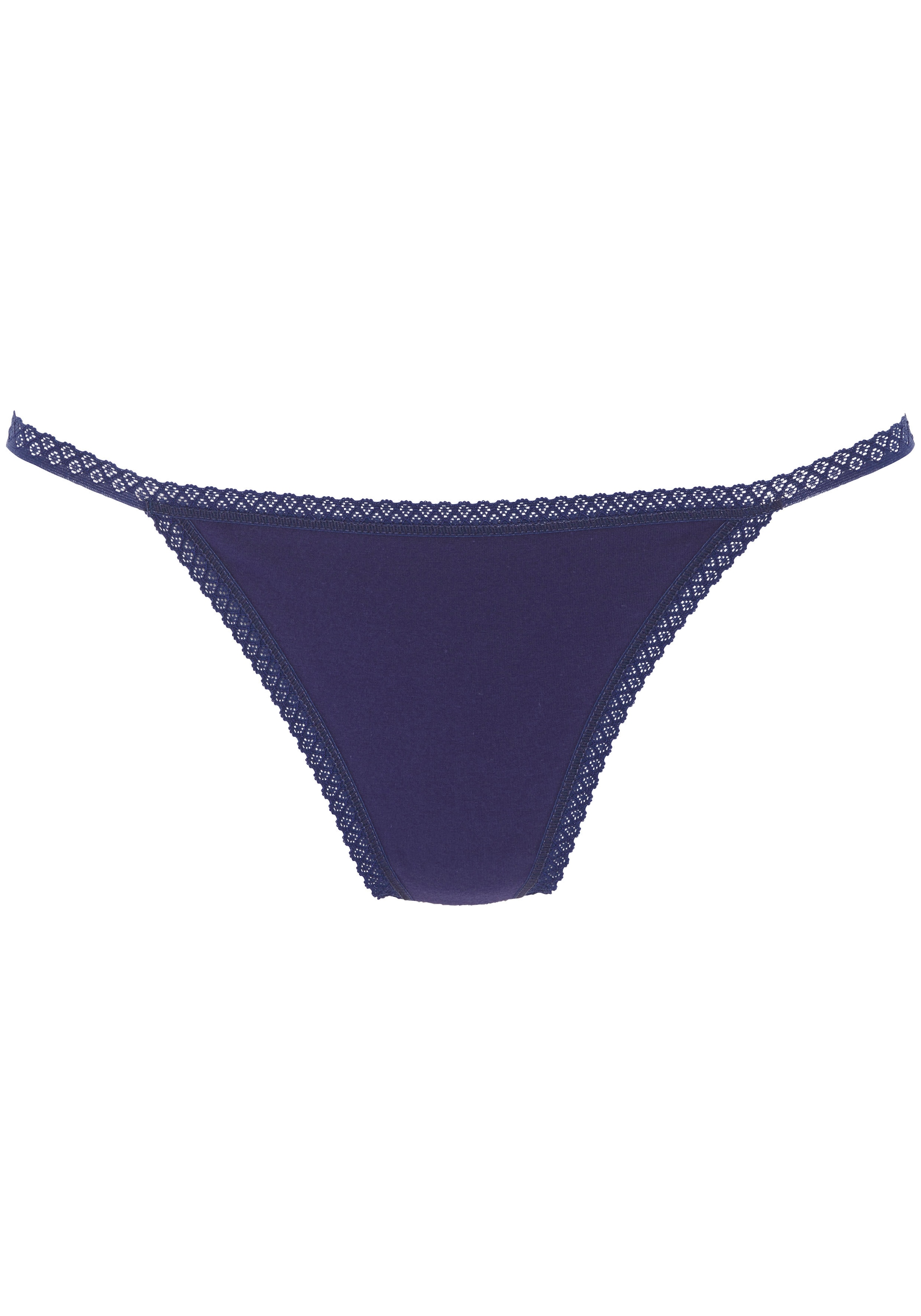Vivance String , mit feiner Spitzeneinfassung und aus weicher Baumwollqualität