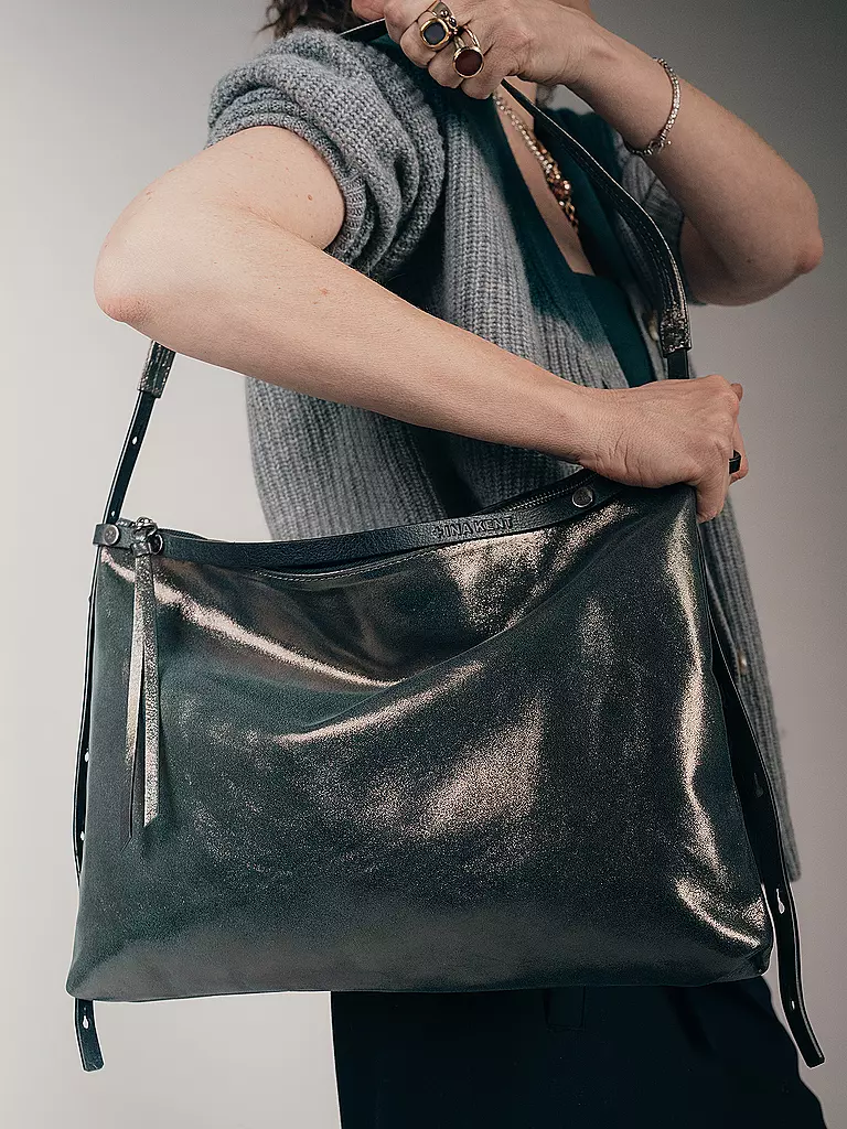 INA KENT Ledertasche - Umhängetasche ROVE Ed. 1 schwarz
