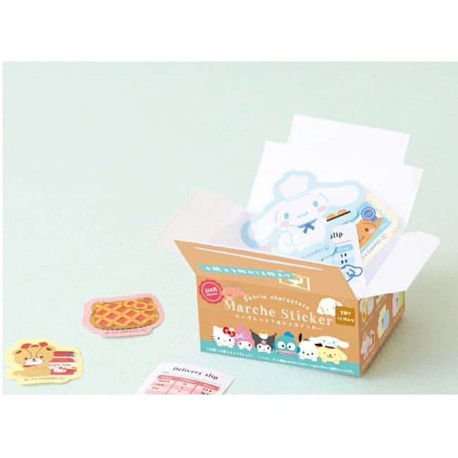 T'S Factory - Sanrio Characters Marche Stickerset (12 soorten) (Blind Box)
