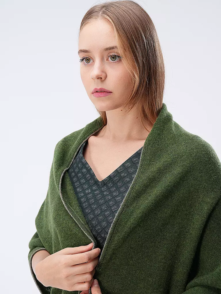 STAPF Cape - Poncho BIBI dunkelgrün