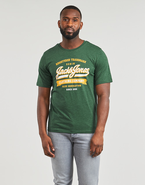 Jack & Jones - JJELOGO TEE SS O-NECK 2 COL SS24 SN - Vert
