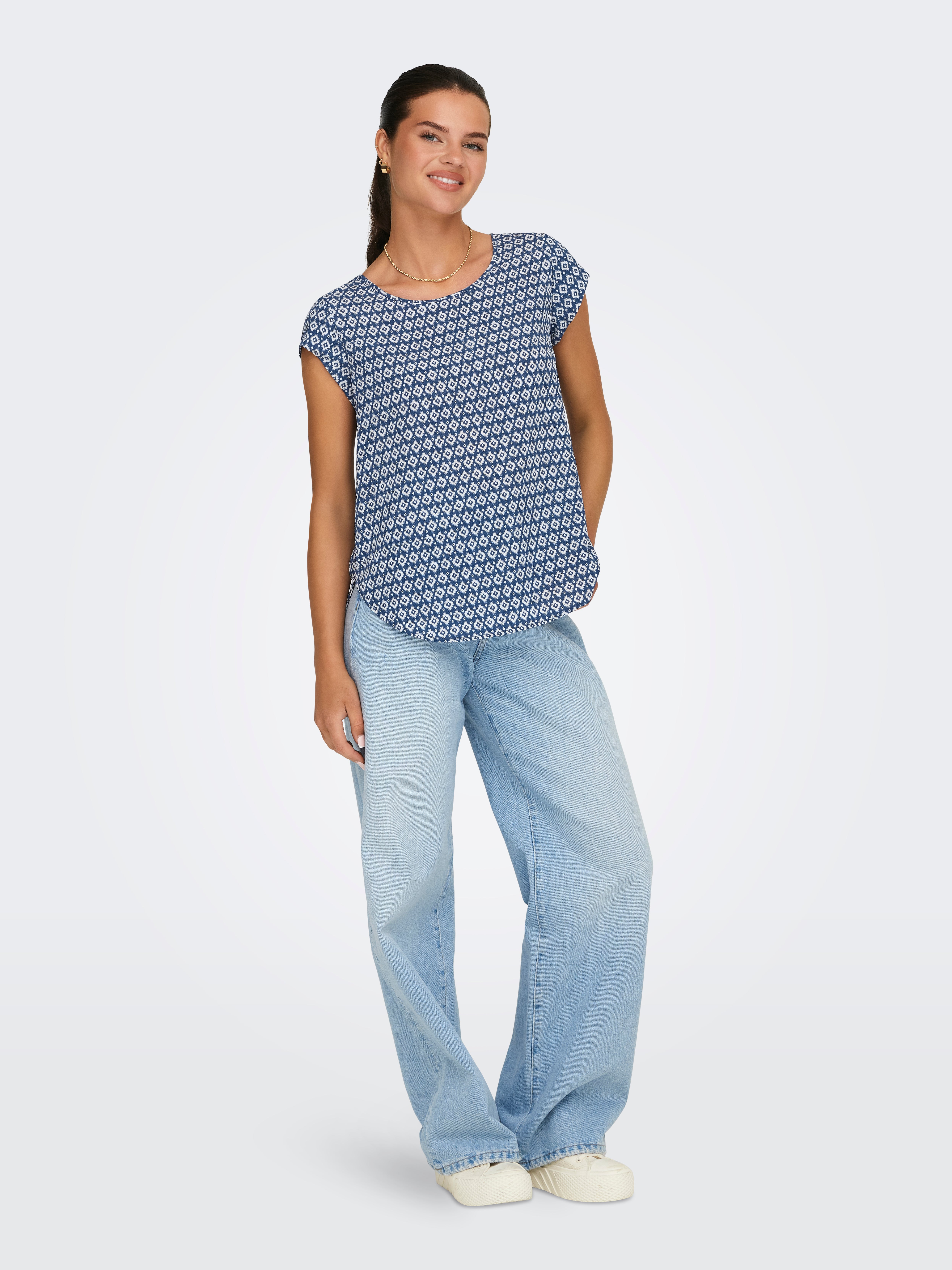 ONLVIC Top Dark Denim