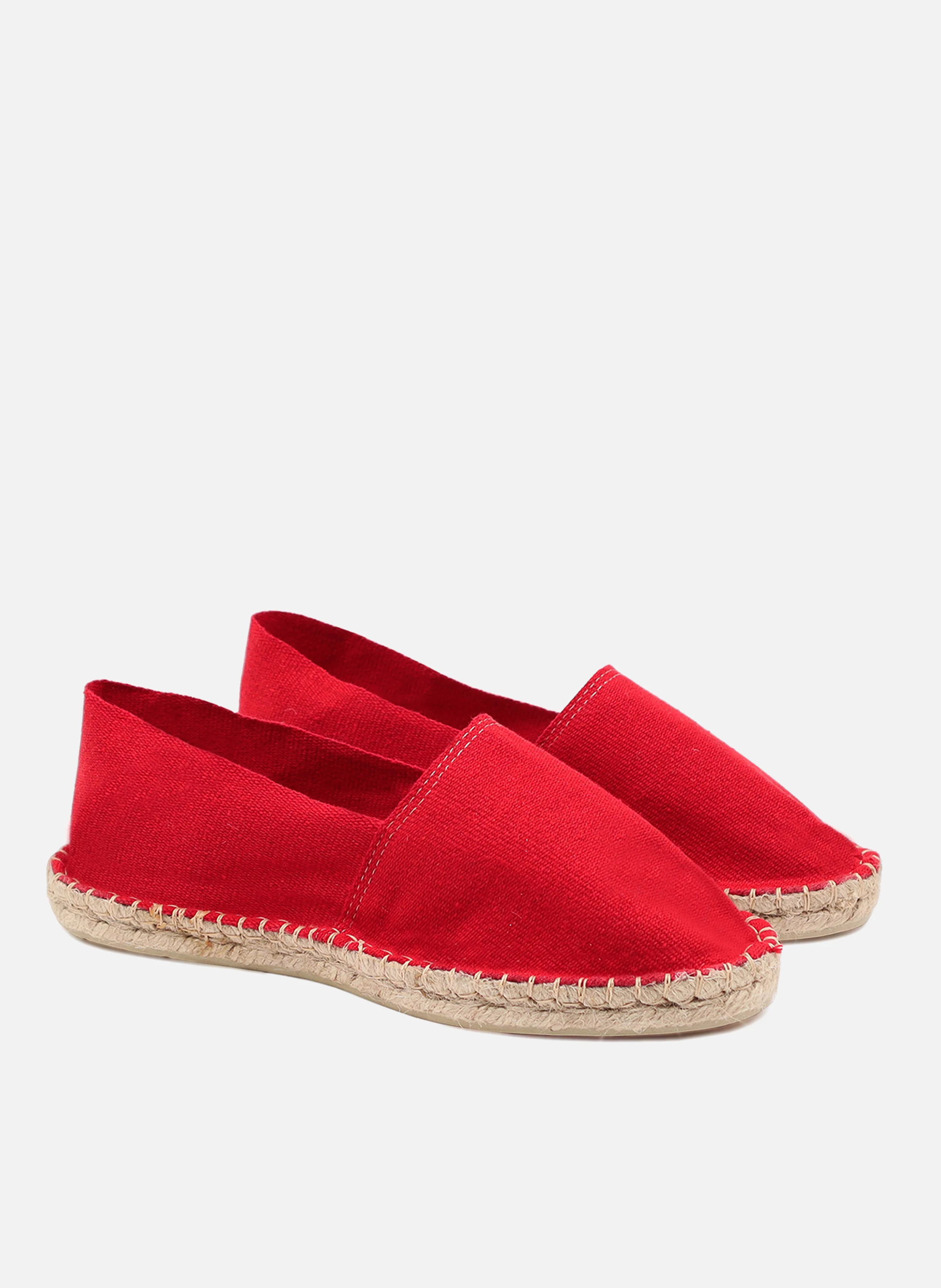 Espadrilles toile | Rouge