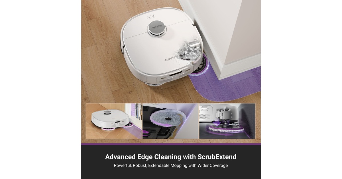 EurekaJ15 Pro Ultra robotstofzuiger  (Wit)