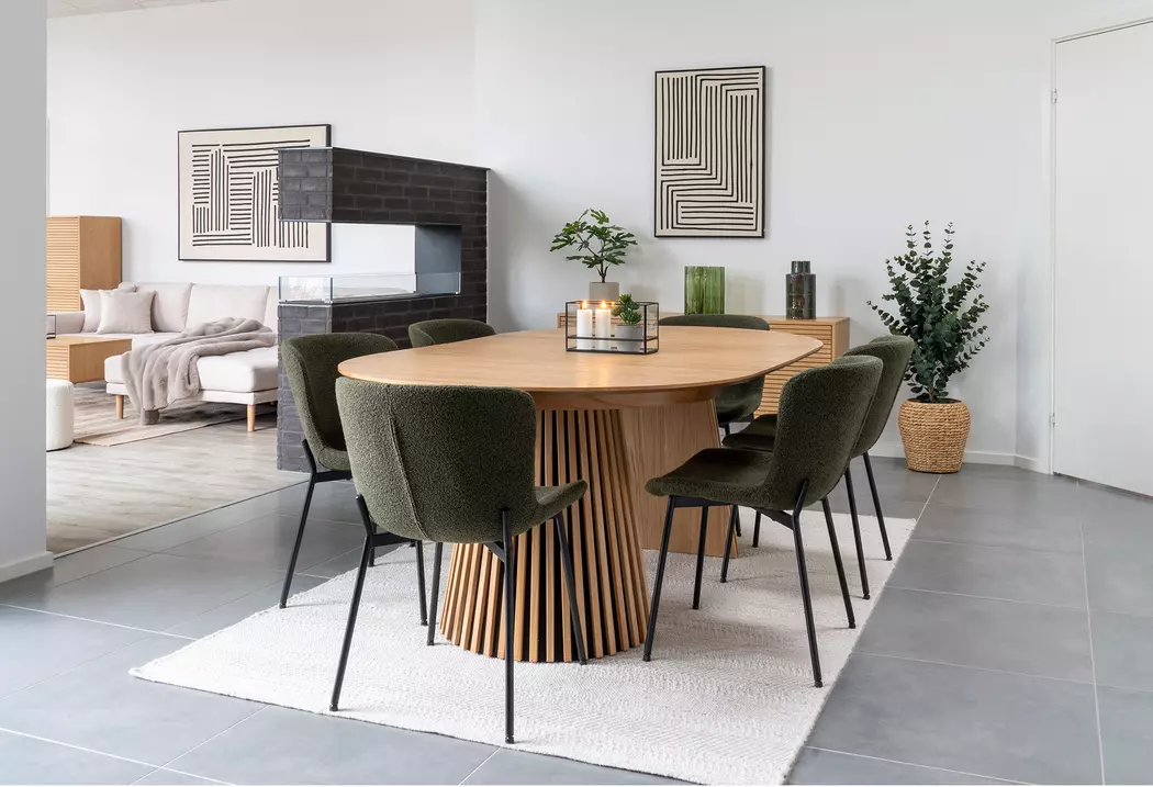 Esstisch mit Auszug Osaka Ø 120/ 200 cm