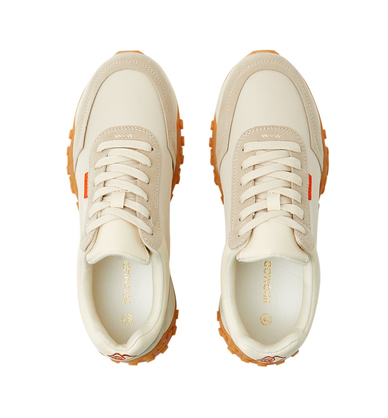 Baskets sneakers Femme - Ecru