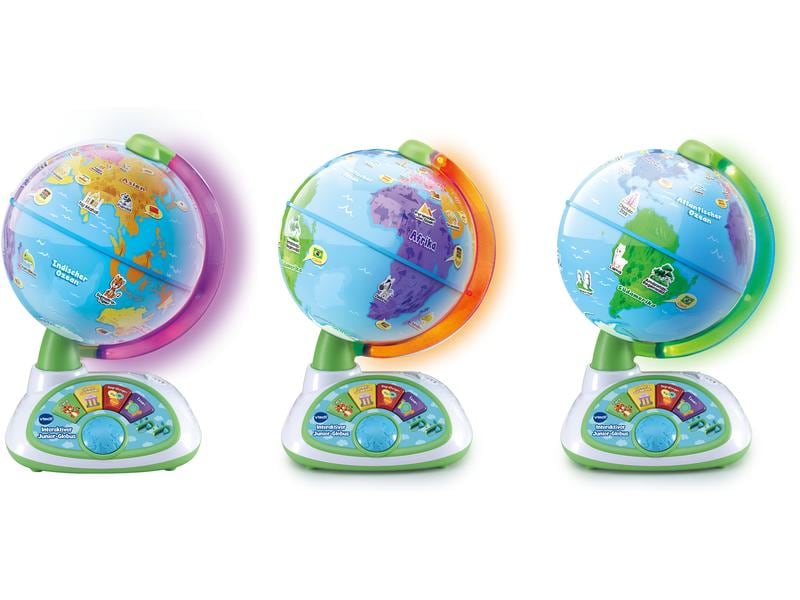 Vtech Interaktiver Junior-Globus -DE- Kinder-Globus mit 3 Spielmodi (Deutsche Version)