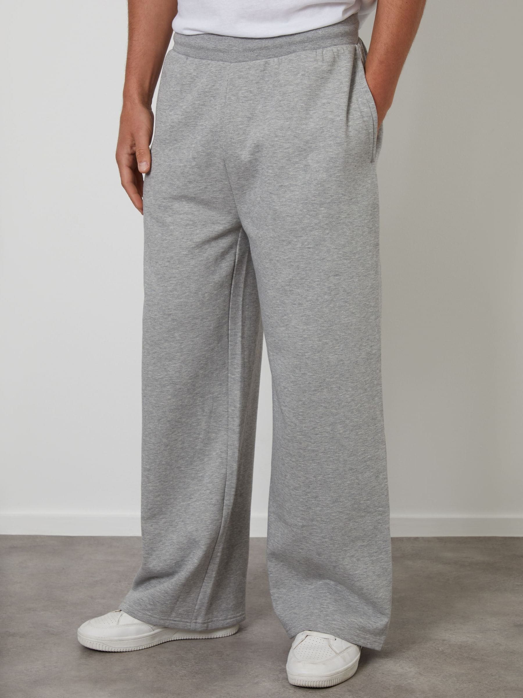 Grijs - Threadbare Wide Leg Joggers