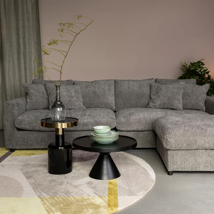 Zuiver - Sense 3-sitzer Sofa, grey soft