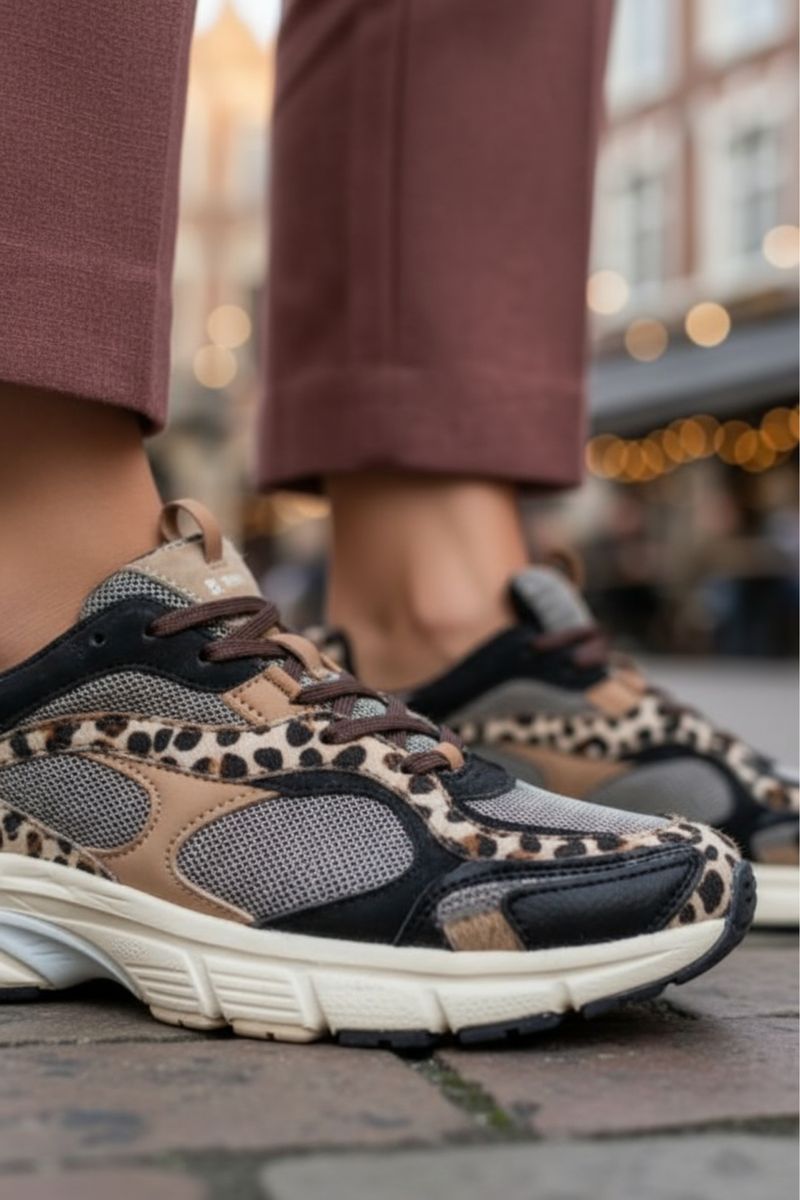 POSH by Poelman Sneakers Zwart Dames